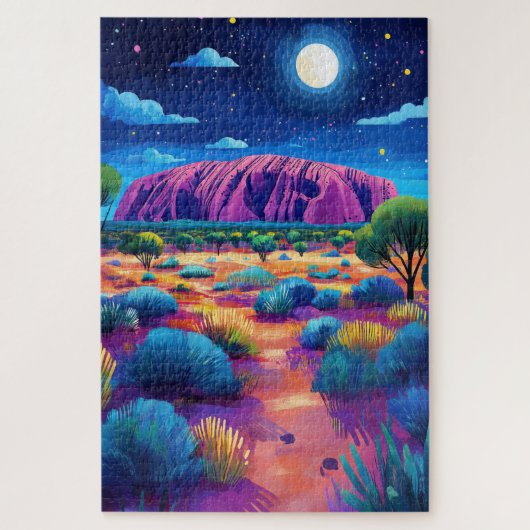 Uluru of Ayers Rock, Australië. Legpuzzel (Verticaal)