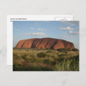 Uluru of Ayers Rock Briefkaart (Voorkant / Achterkant)