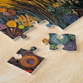 Uluru Outback-landschap in Quilling-stijl Legpuzzel (Zijkant)