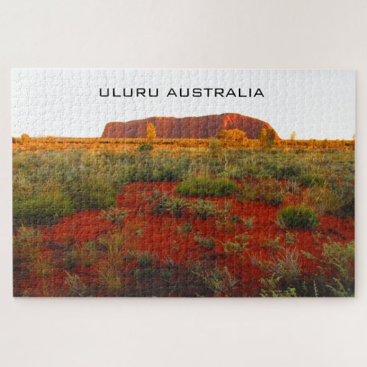 uluru rode centrumwoestijn legpuzzel (Horizontaal)