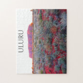 uluru rode woestijn legpuzzel (Verticaal)