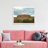 Uluru stretched canvas Print (Insitu (Woonkamer))