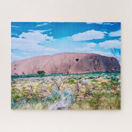 Uluru sunrise Centraal Australië reizen Legpuzzel