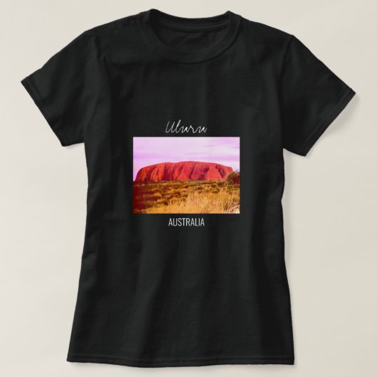 Uluru sunset Central Australia T-shirt (Design voorkant)
