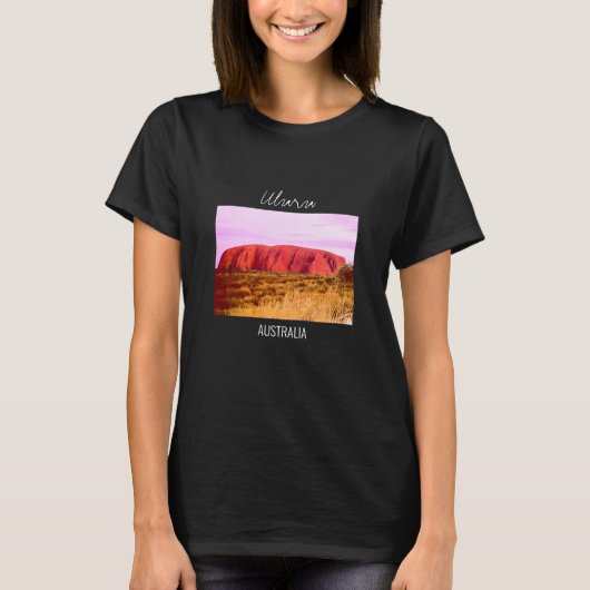 Uluru sunset Central Australia T-shirt (Voorkant)