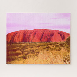 Uluru zonsondergang Centraal Australië reizen Legpuzzel