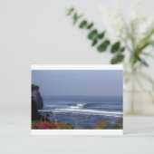 Uluwatu Bali beroemde surfgolf Briefkaart (Staand voorkant)