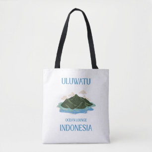 Uluwatu Bali Luxe Klifzijde Oceaan Lounge Tote Bag