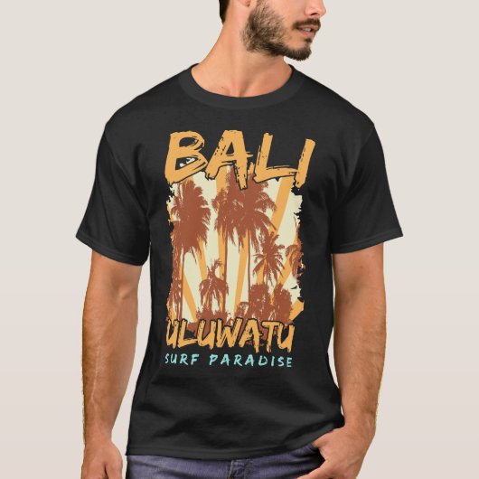 Uluwatu-Bali-surf-paradijs-T-shirt T-shirt (Voorkant)