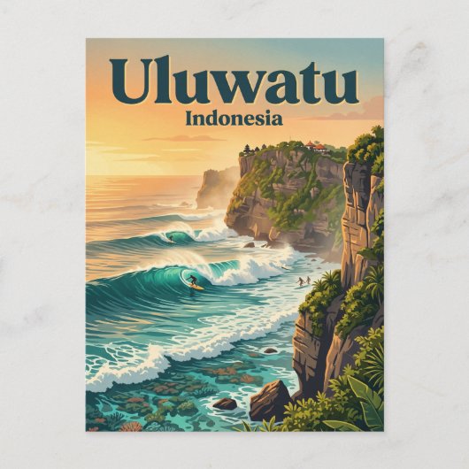 Uluwatu Indonesië Briefkaart (Voorkant)