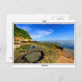 Uluwatu-strand Briefkaart (Voorkant / Achterkant)