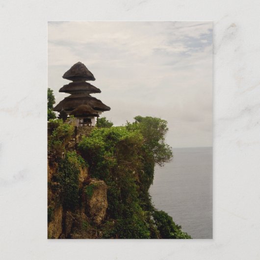 Uluwatu-tempel op Bali Briefkaart (Voorkant)