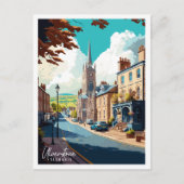 Ulverstone Tasmanië vintage reisillustratie Briefkaart (Voorkant)