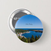 Ulvo Harbour, Hoga-Kusten, Zweden Ronde Button 5,7 Cm (Voorkant /achterkant)