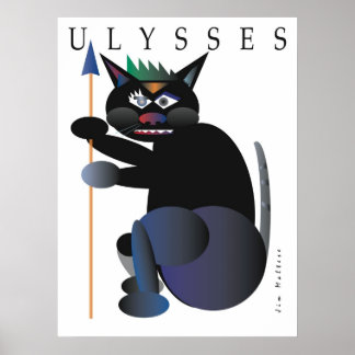 ULYSSEN CAT-POSTER VAN JIM MALTESE POSTER