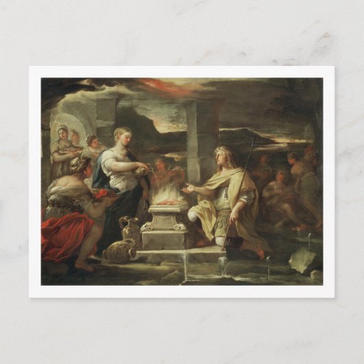 Ulyssen en Calypso Briefkaart (Voorkant)