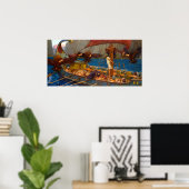 Ulysses and the Sirens by John William Waterhouse Poster (Thuiskantoor)