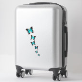 Ulysses Butterfly Art – Dynamische compositie Sticker (Koffer)