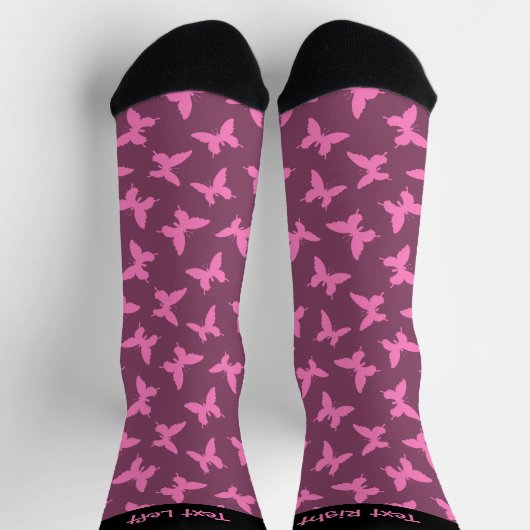 Ulysses Butterfly Pattern Socks Sokken (Top)