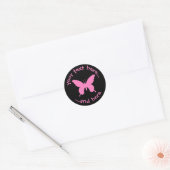 Ulysses Butterfly Ronde Sticker (Envelop)