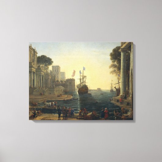 Ulysses die Chryseis teruggeven aan haar vader Canvas Afdruk (Voorkant)