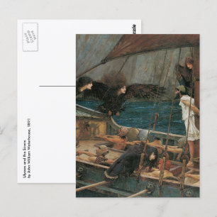 Ulysses en de Sirenen door John William Waterhouse Briefkaart