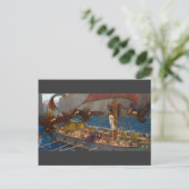 Ulysses en de Sirens van J.W. Waterhuis Briefkaart (Staand voorkant)