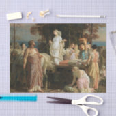 Ulysses en Nausicaa door Charles Gleyre Tissuepapier (Craft)