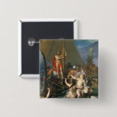 Ulysses en Sirens 2 Vierkante Button 5,1 Cm (Voorkant /achterkant)