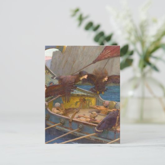 Ulysses en Sirens Briefkaart (Staand voorkant)