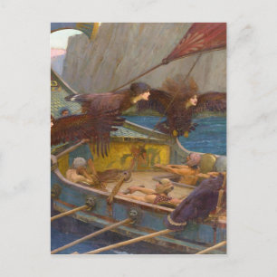 Ulysses en Sirens Briefkaart