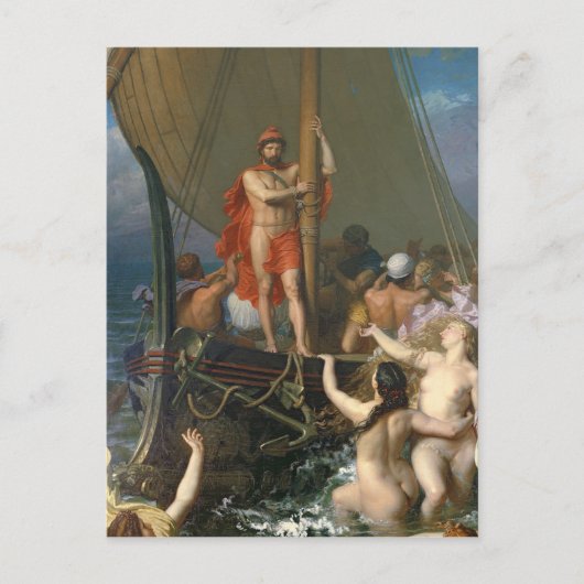 Ulysses en Sirens Briefkaart (Voorkant)