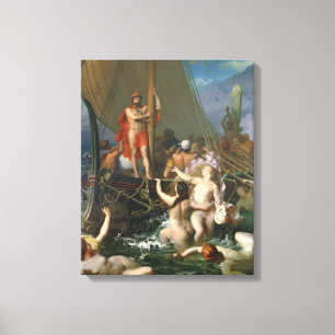 Ulysses en Sirens Canvas Afdruk