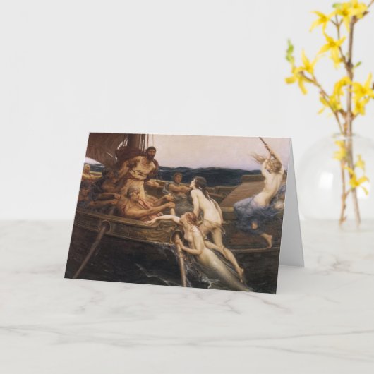 Ulysses en Sirens Kaart (Gele Bloem)