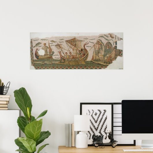 Ulysses en Sirens Poster (Thuiskantoor)