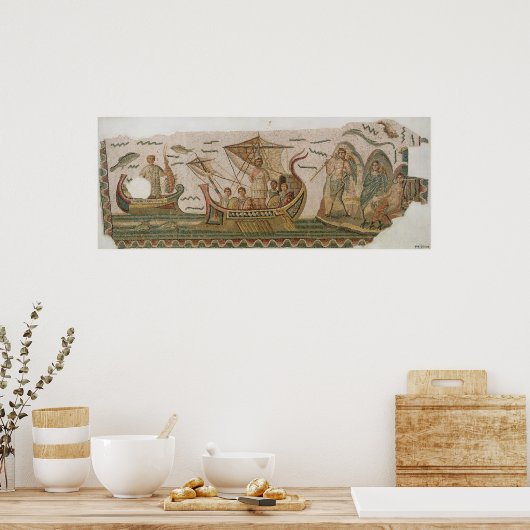 Ulysses en Sirens Poster (Keuken)