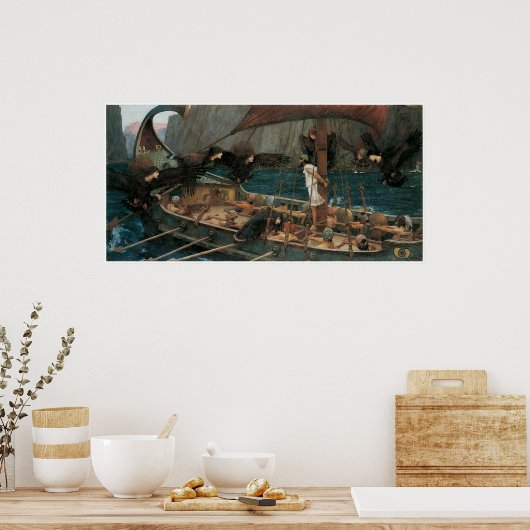 Ulysses en Sirens Poster (Keuken)