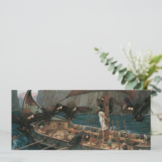 Ulysses en Sirens van John William Waterhouse (Staand voorkant)