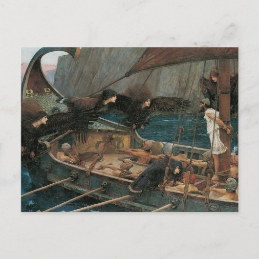 Ulysses en Sirens van John William Waterhouse Briefkaart (Voorkant)
