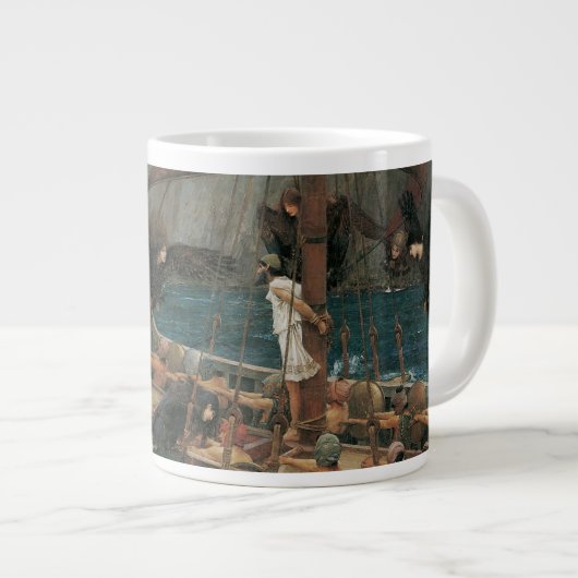 Ulysses en Sirens van John William Waterhouse Grote Koffiekop (Voorkant rechts)