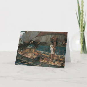 Ulysses en Sirens van John William Waterhouse Kaart