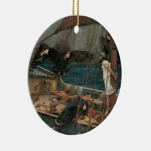 Ulysses en Sirens van John William Waterhouse Keramisch Ornament (Rechts)
