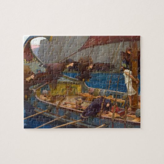 Ulysses en Sirens van John William Waterhouse Legpuzzel (Horizontaal)