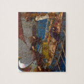 Ulysses en Sirens van John William Waterhouse Legpuzzel (Verticaal)