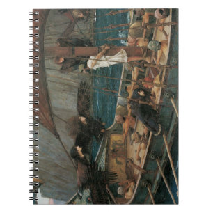 Ulysses en Sirens van John William Waterhouse Notitieboek