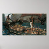 Ulysses en Sirens van John William Waterhouse Poster (Voorkant)