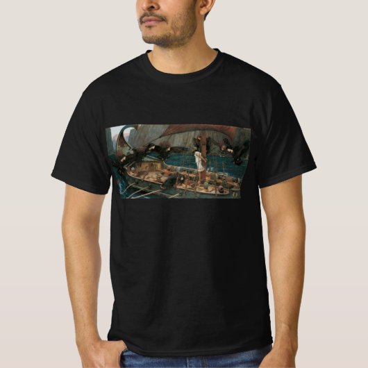 Ulysses en Sirens van John William Waterhouse T-shirt (Voorkant)