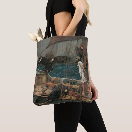 Ulysses en Sirens van John William Waterhouse Tote Bag (Dichtbij)