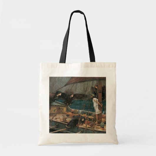 Ulysses en Sirens van John William Waterhouse Tote Bag (Voorkant)