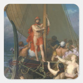 Ulysses en Sirens Vierkante Sticker (Voorkant)